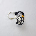 Keychain with a natural Moonstone on a cord