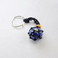 Keychain with a natural Lapis Lazuli stone on a cord