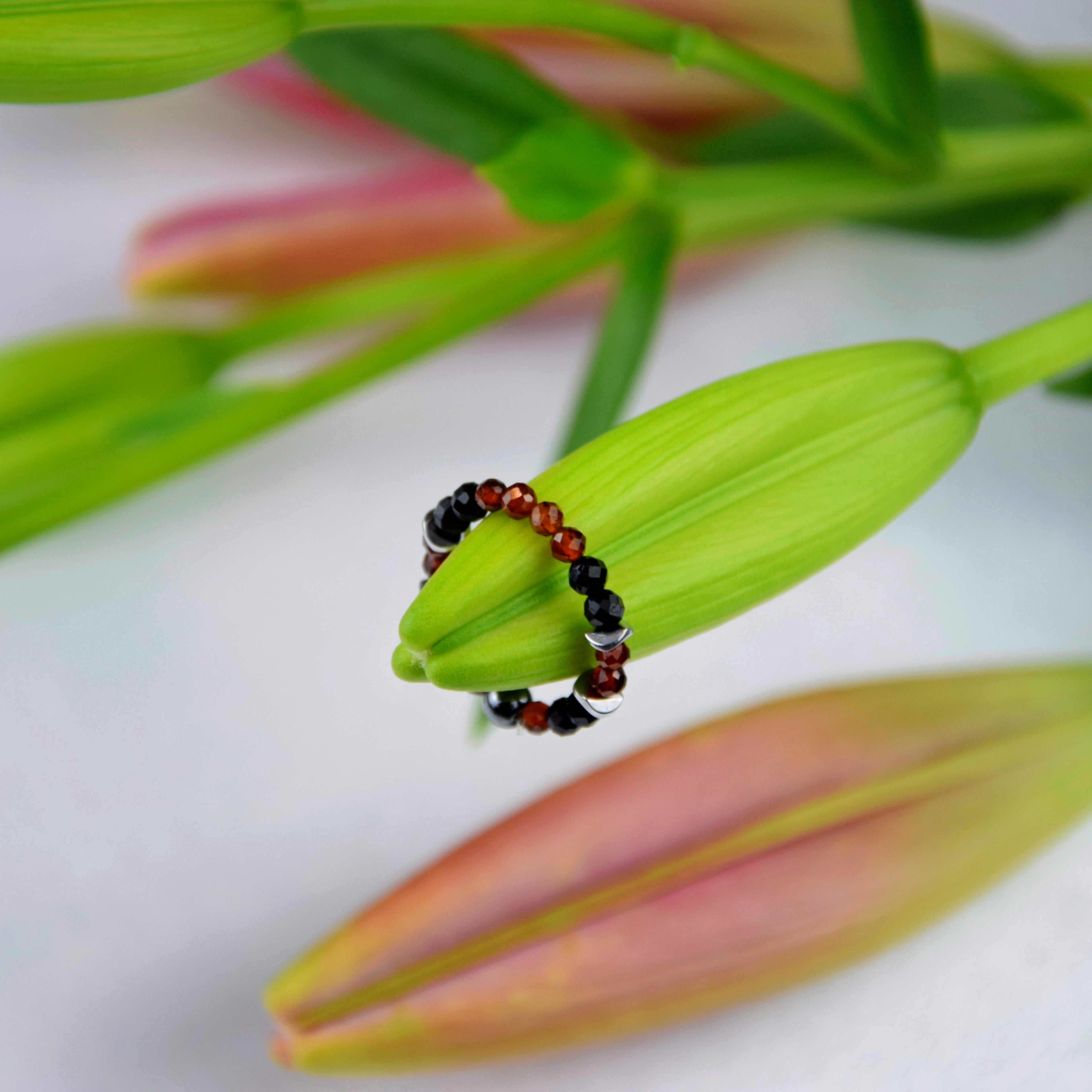 Garnet Tourmaline Ring