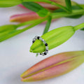 Tourmaline Labradorite ring