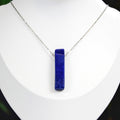 Natural Lapis Lazuli stone on a chain