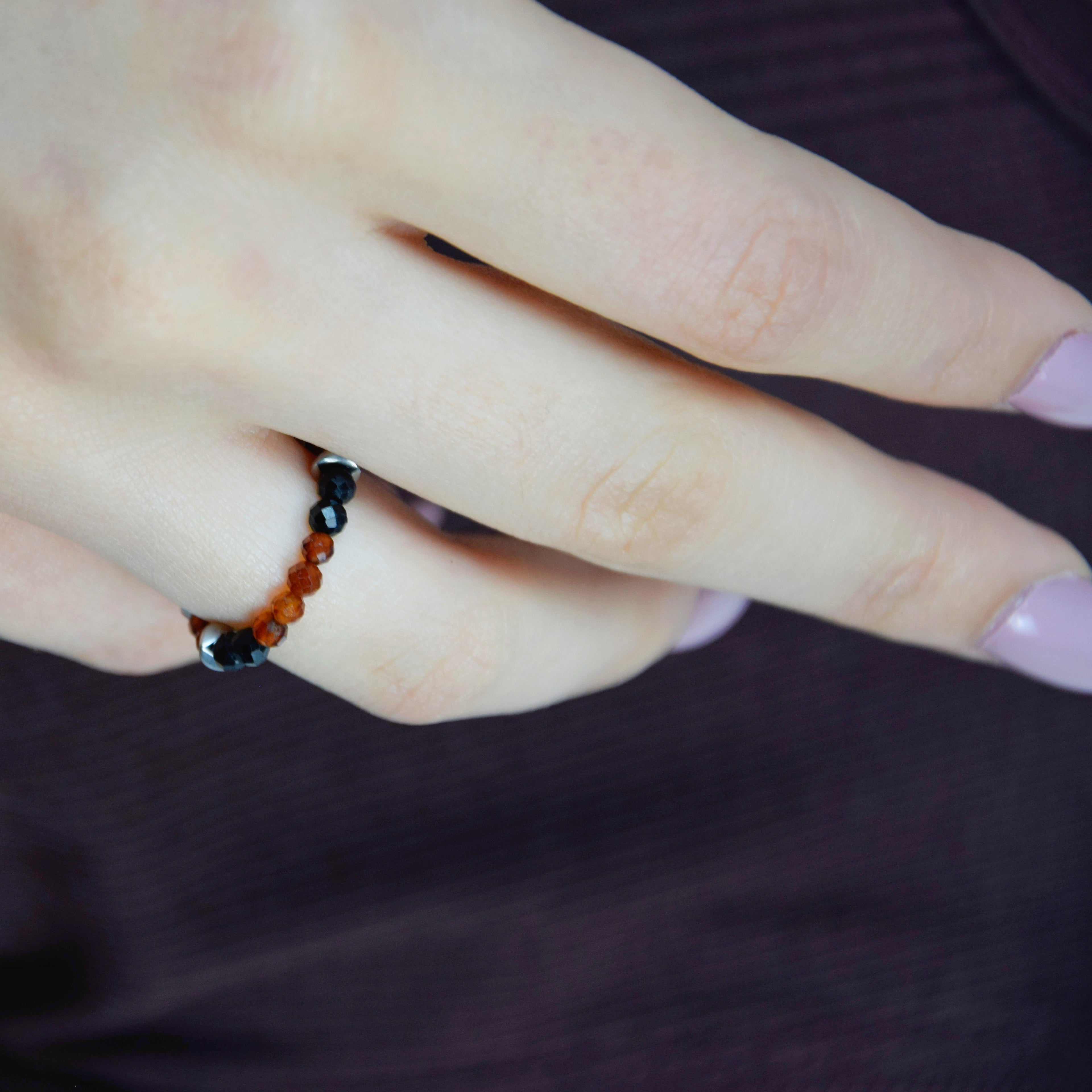 Garnet Tourmaline Ring