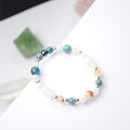 Apatite Citrine White Jade Bracelet