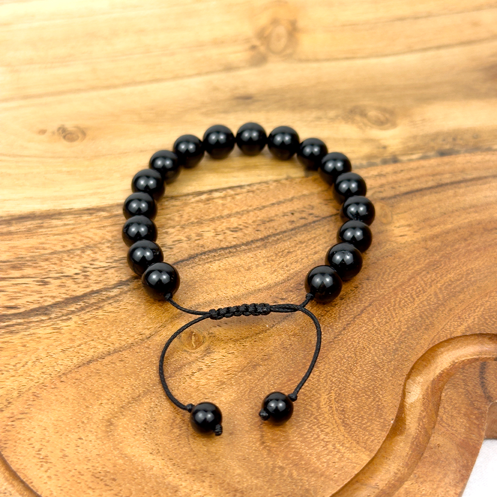 Tourmaline Bracelet 8MM on a Cord