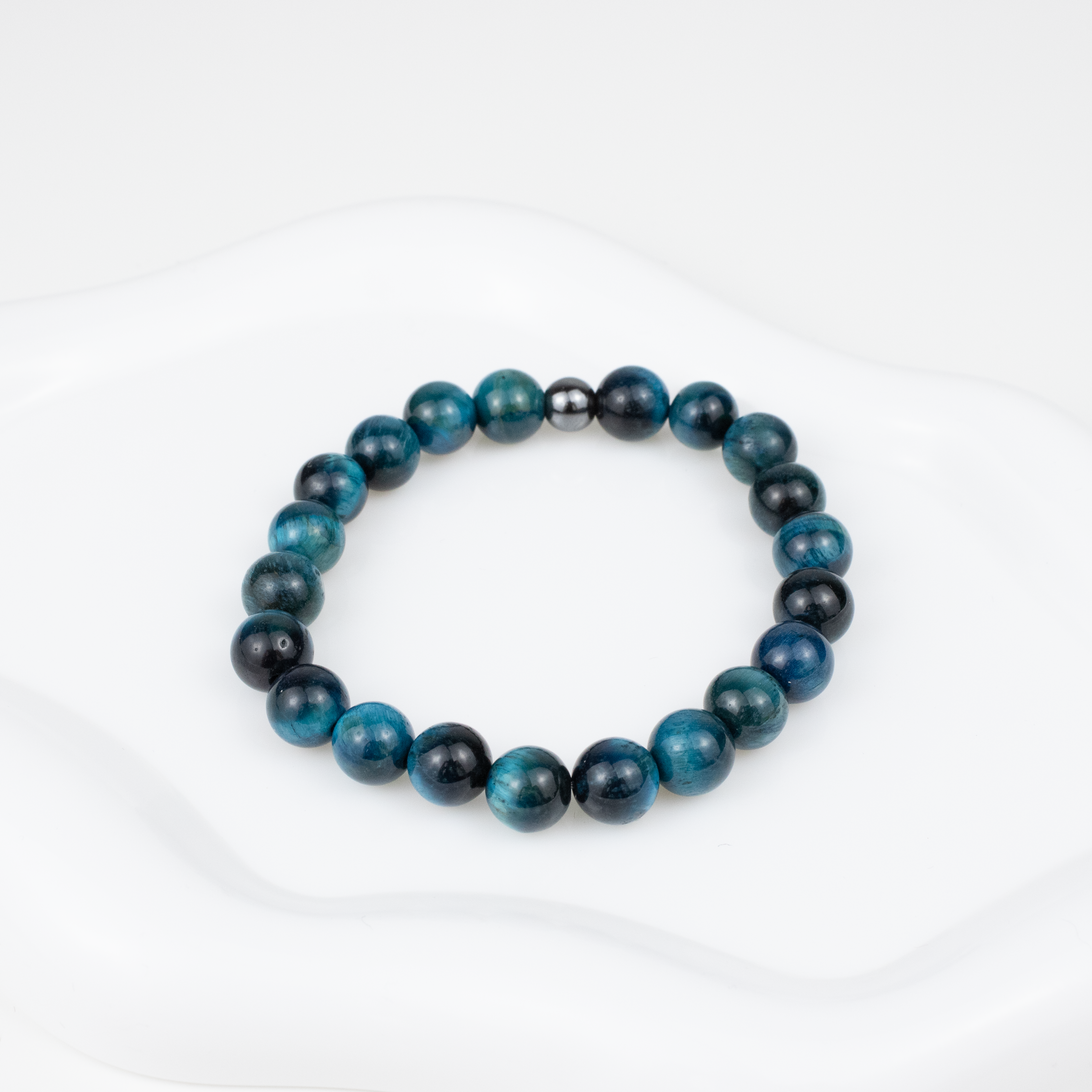 Blue Tiger’s Eye Bracelet 8 mm