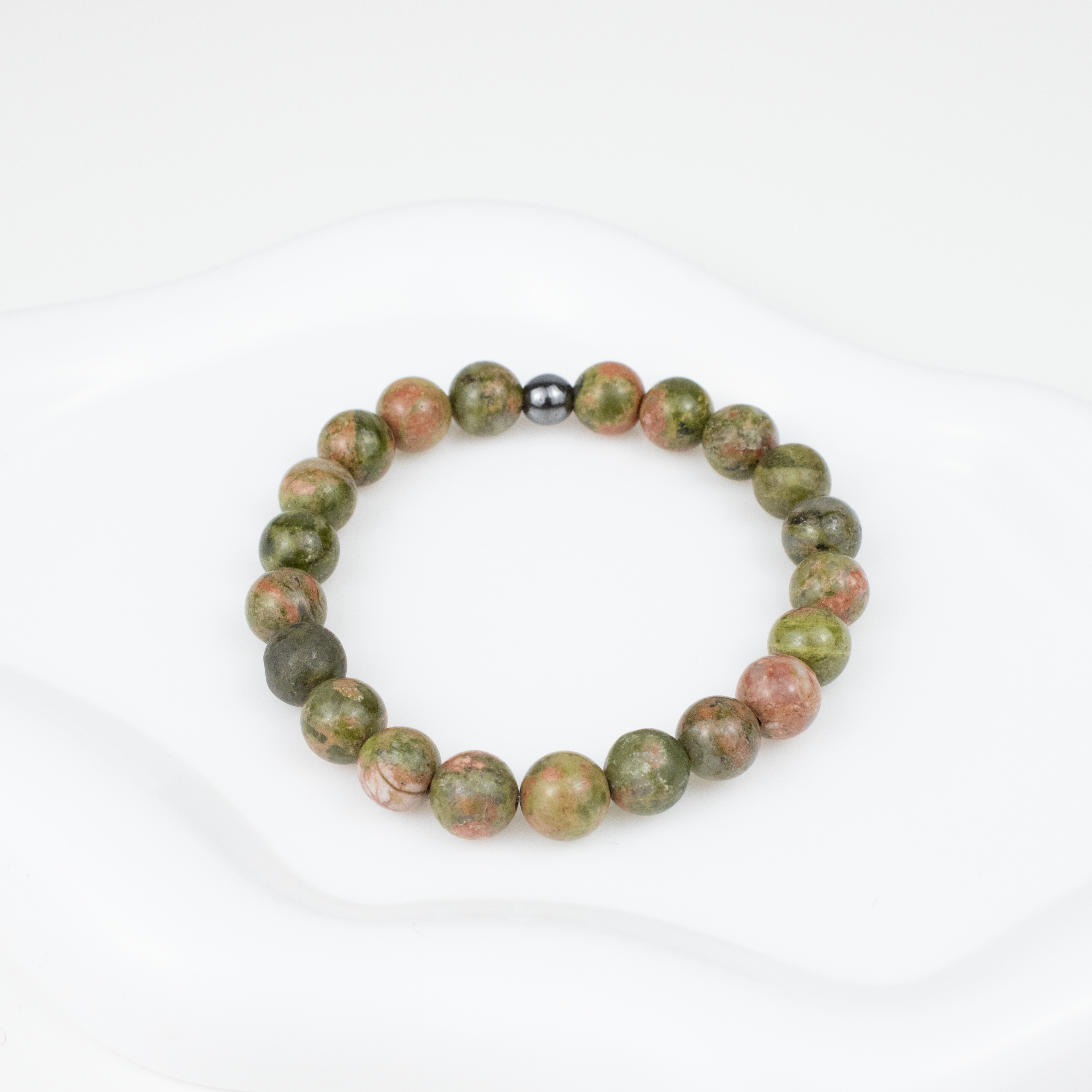 Unakite 8 mm Bracelet