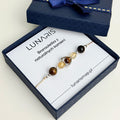 Citrine & Tiger’s Eye Bracelet on a Cord for Women