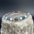 Men’s Fluorite Apatite Howlite Bracelet