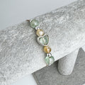 Citrine & Fluorite Bracelet on a Cord for Women