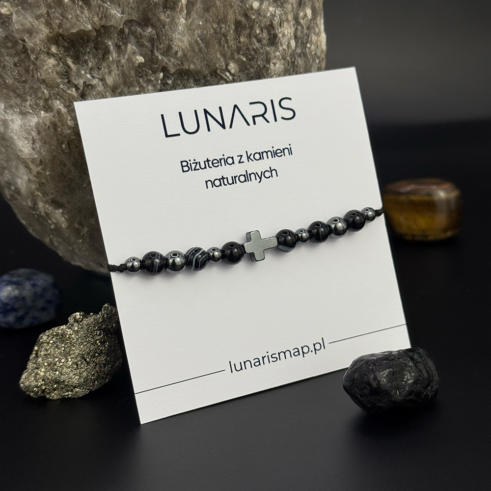 Men’s Hematite Agate Bracelet