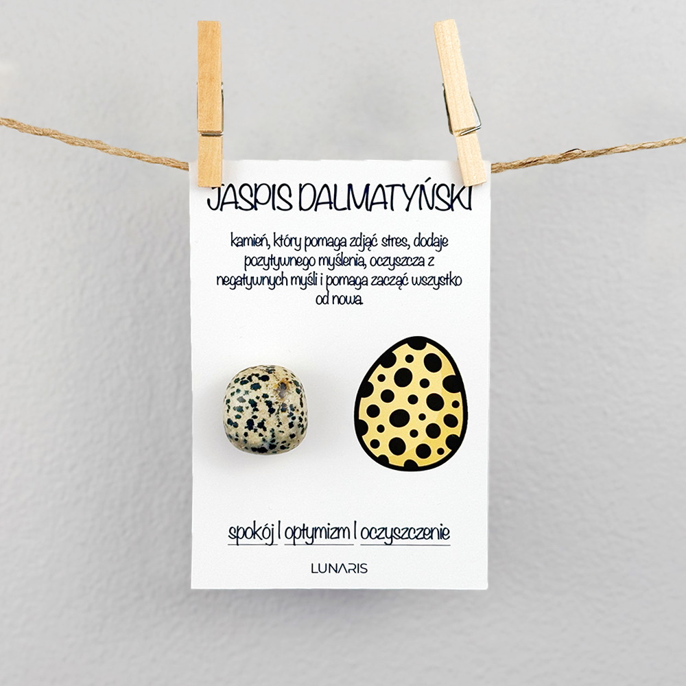 Natural Dalmatian Jasper stone
