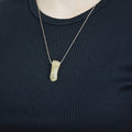Natural Citrine stone on an adjustable cord