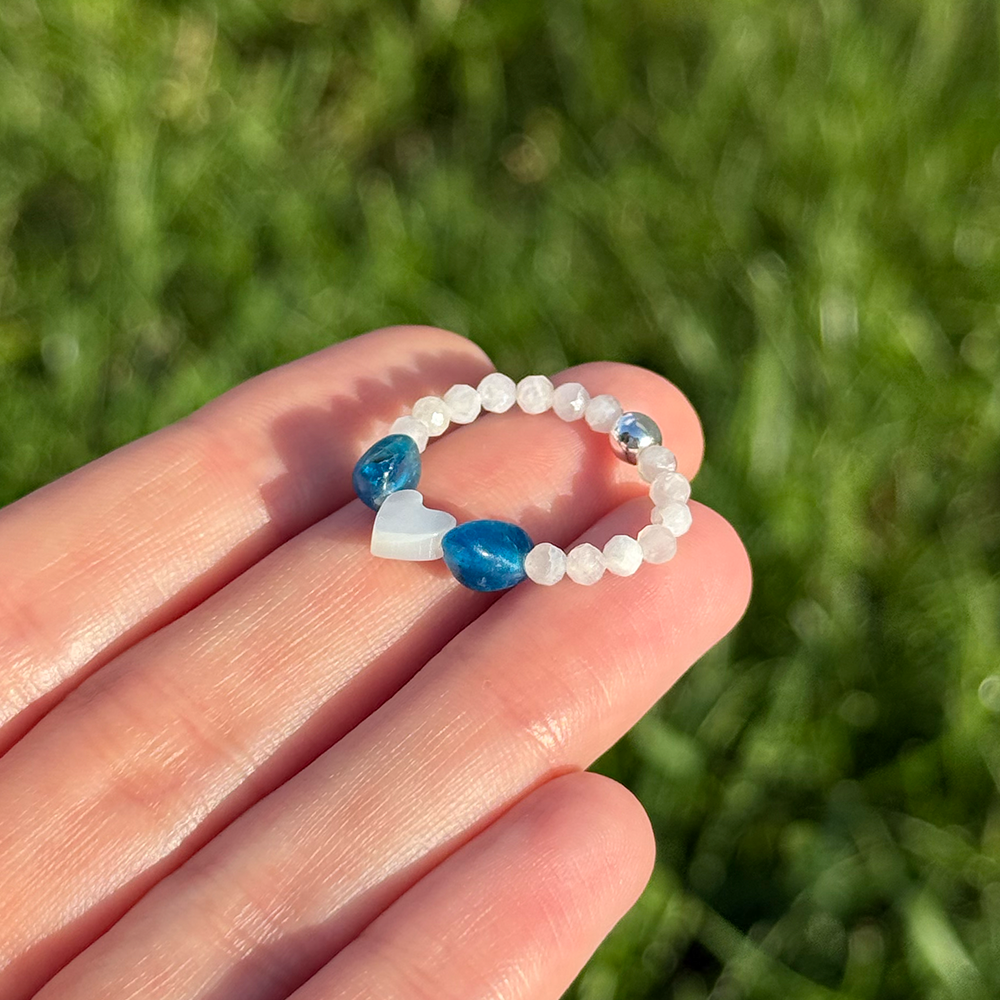 Apatite Moonstone Ring