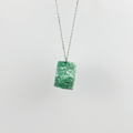 Raw Aventurine stone on a chain